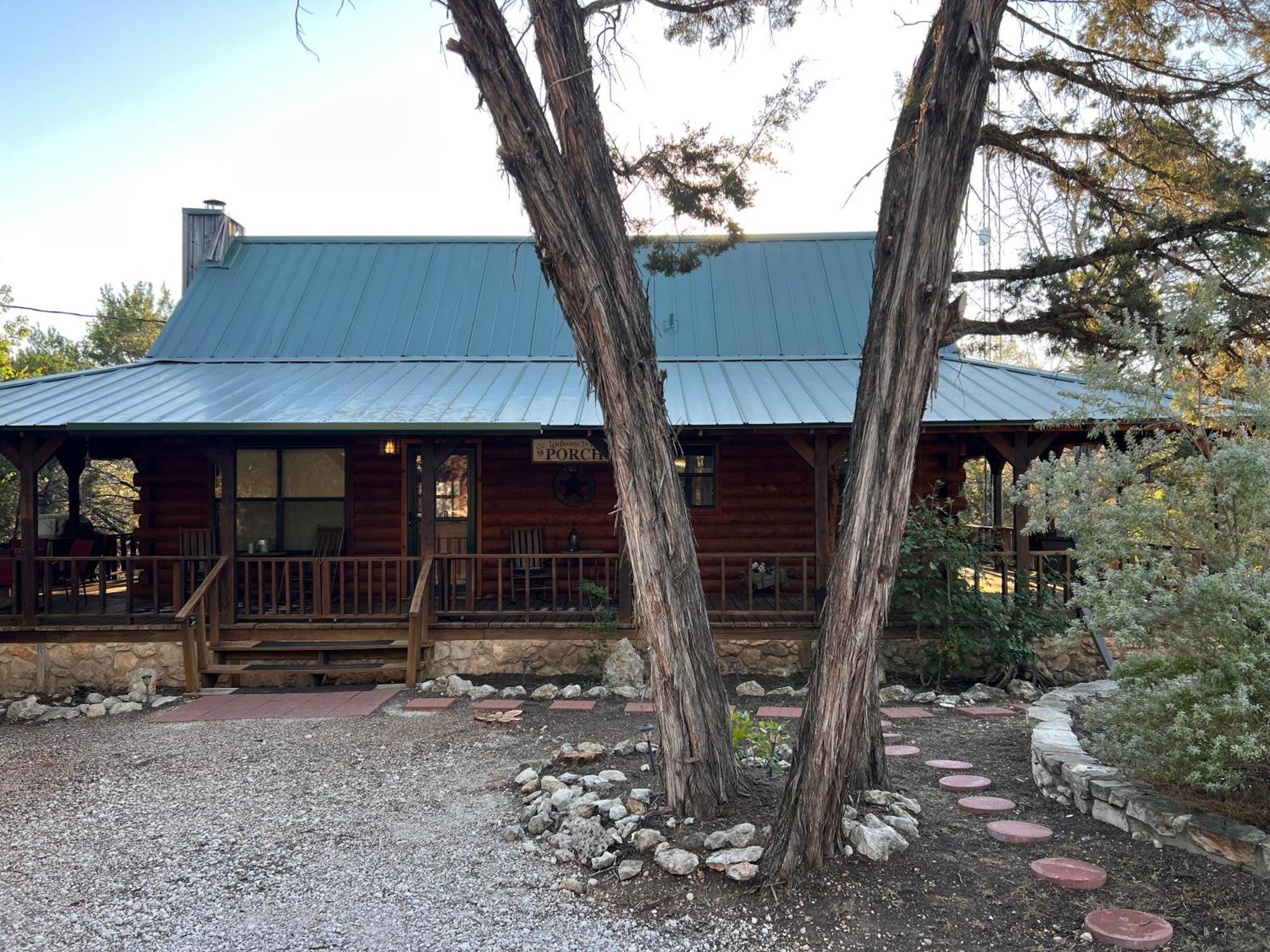 Lake Whitney Log Cabin Lakewood Harbor Exterior foto